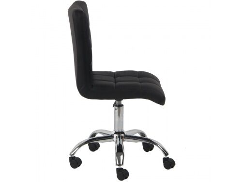 Swivel Office Chair Adjustable PU Leather Small Home ...